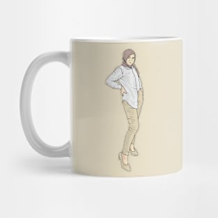 Creme Denim Mug